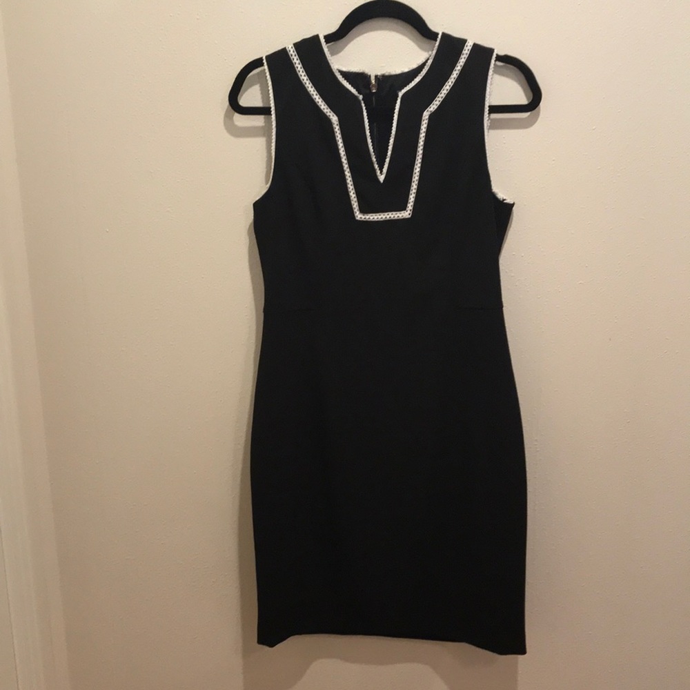 Sleeveless black and white dress - Hilfiger - G070